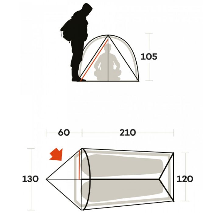 Ferrino Thar 2 tenda trekking