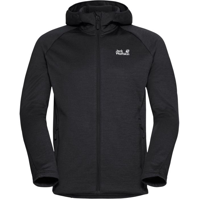 Jack Wolfskin Peak District Hooded Fz M pile uomo