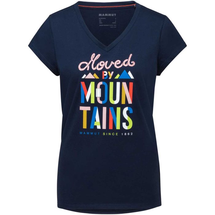 Mammut Massone T-Shirt Women Slogan maglietta donna