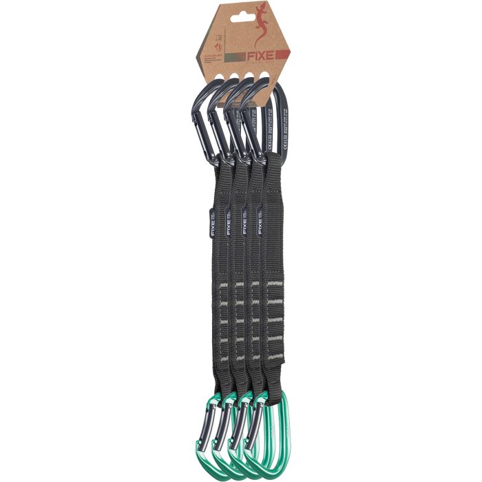Fixe Pack 4 Puput Wide Green rinvii arrampicata
